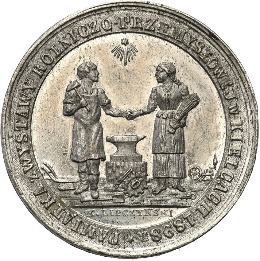 1 medal wystawy rolniczo przemyslowej w kielcach mhki s 675