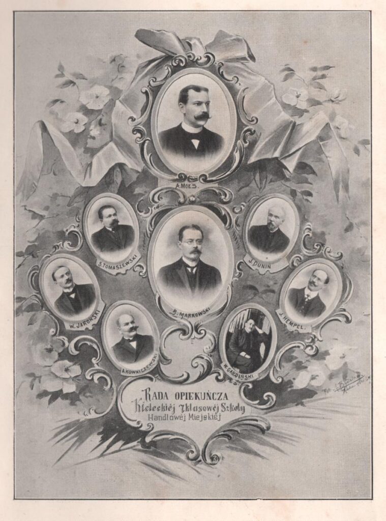 2mhki d 21292 boleslaw markowski wsrod czlonkow rady opiekunczej szkoly handlowej w kielcach