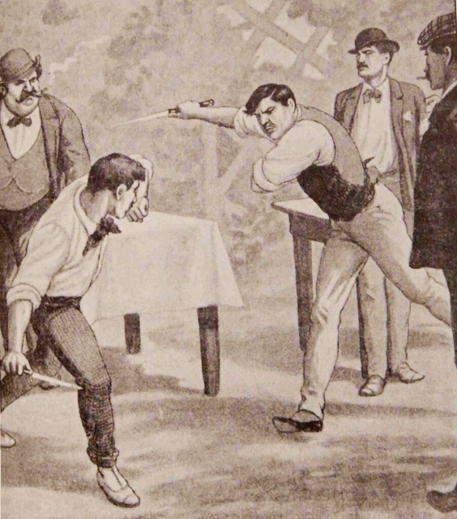 5 walka na noze rysunek z pocz xx w