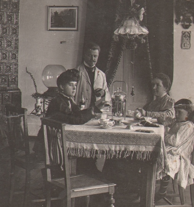 wnetrze domu przy ul bazarowej w kielcach 1906 r mhki h 16141