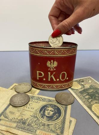 NOWY EKSPONAT: Skarbonka P.K.O., dwudziestolecie międzywojenne 20231018
