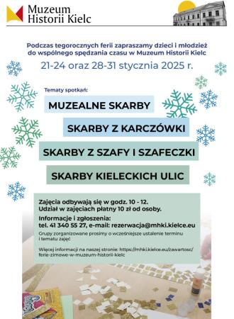 Ferie zimowe w Muzeum Historii Kielc 20250107 0