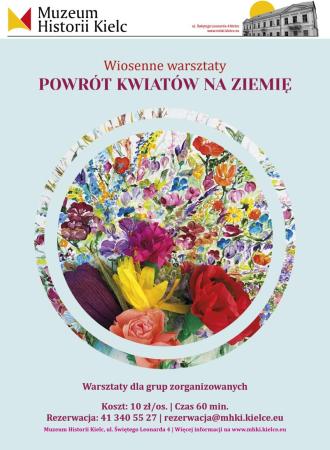 "Powrót kwiatów na ziemię" - wiosenne warsztaty dla grup zorganizowanych 20250314