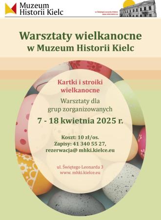 Warsztaty wielkanocne w Muzeum Historii Kielc 20250407