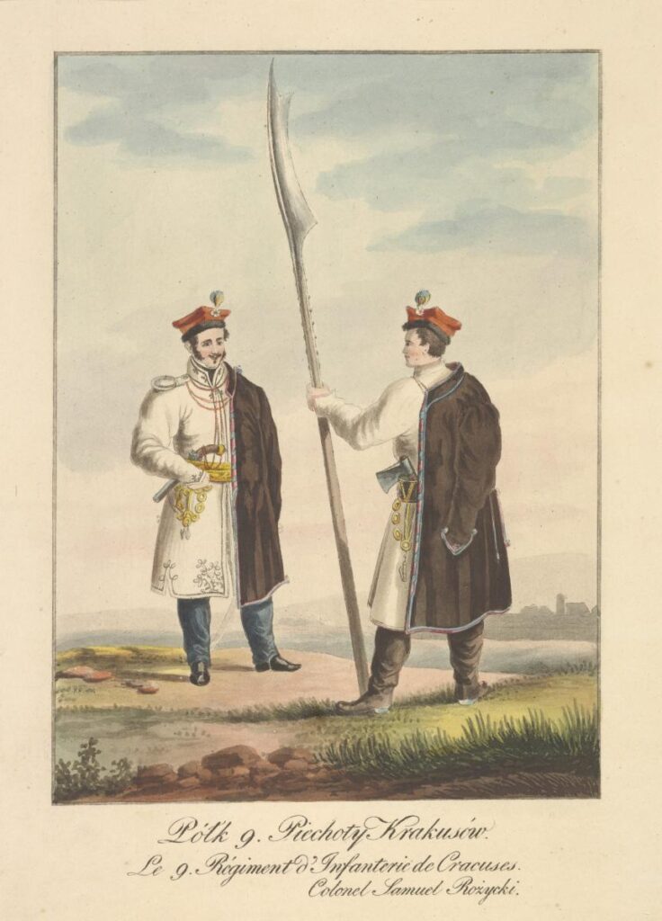Wybuch Powstania Listopadowego 1830 r. 4 pulk wojewodztwa krakowskiego 1831 r