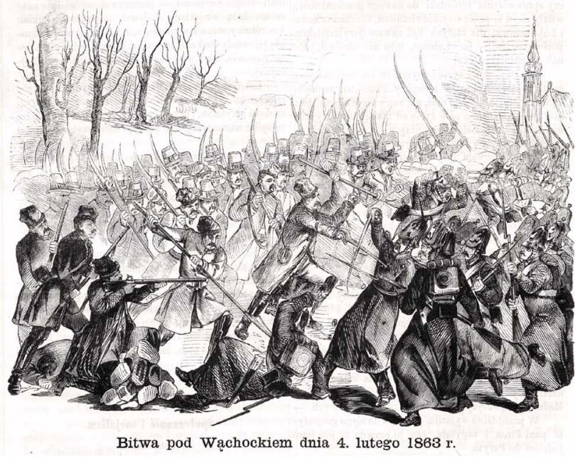 22 stycznia – 163. rocznica wybuchu Powstania Styczniowego 6 bitwa pod wachockiem 4 lutego 1863 r