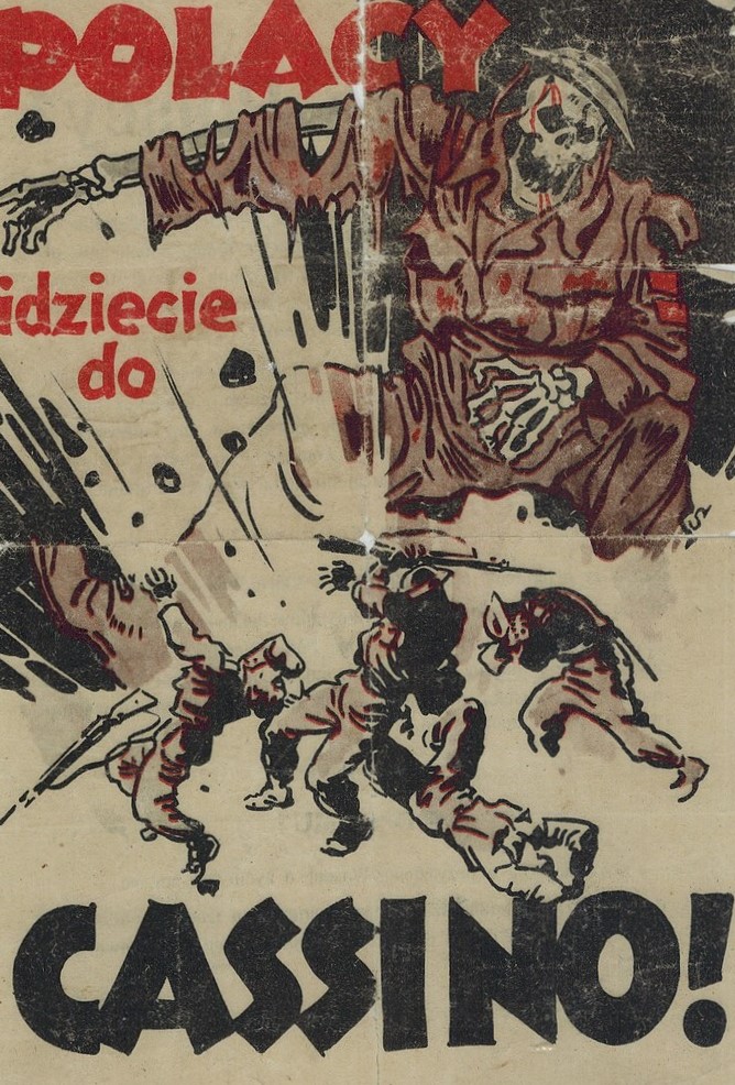 80. ROCZNICA ZDOBYCIA MONTE CASSINO PRZEZ POLAKÓW 7 ulotka monte cassino