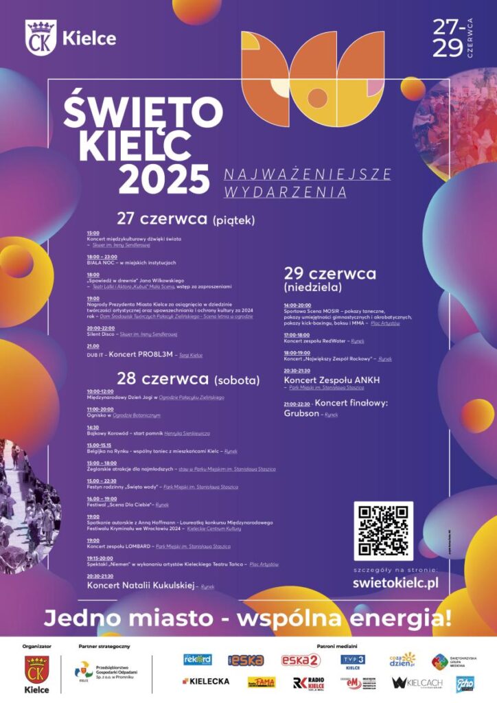 Święto Kielc 2025 razem z Muzeum Historii Kielc harmonogram swieto kielc4