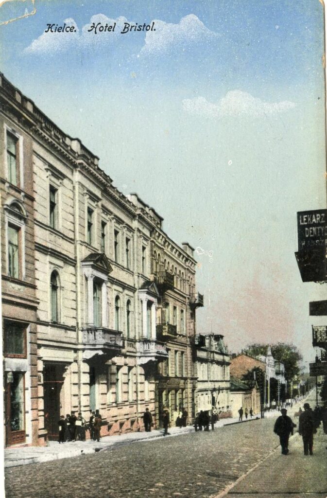 POCZTÓWKI Z KIELC - RZECZY Z HISTORIĄ: RESTAURACJE hotel bristol1