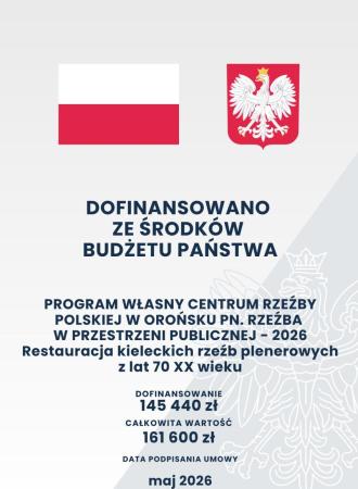 Restauracja kieleckich rzeźb plenerowych z lat 70 XX wieku 20260528