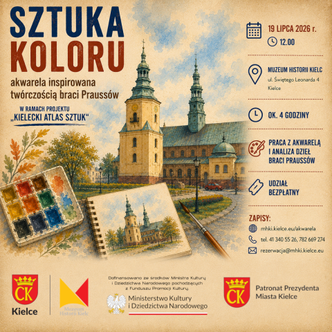 warsztaty "sztuka koloru. akwarela inspirowana twórczością braci praussów"