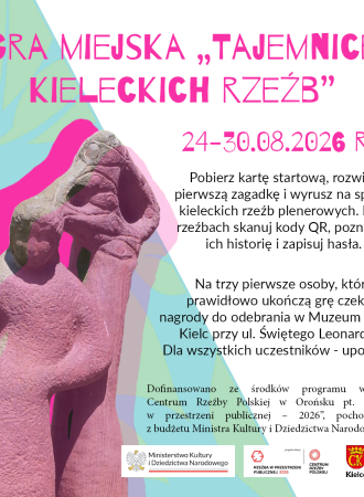 Gra miejska „Tajemnice kieleckich rzeźb” 20260821