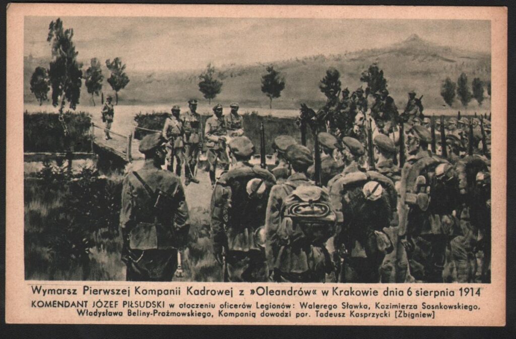 12 sierpnia 1914 r. „Kadrówka” wkroczyła do Kielc mhki h 1634