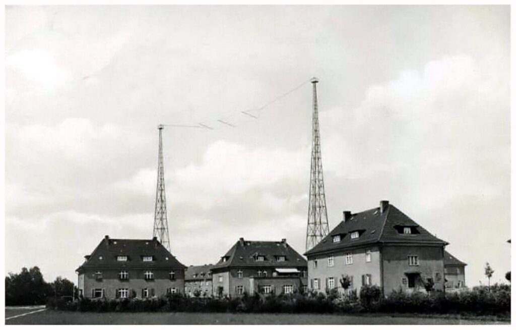 Napaść Niemiec na Polskę początkiem II wojny światowej pierwsza stacja radiowa w gliwicach 1931 r widokowka